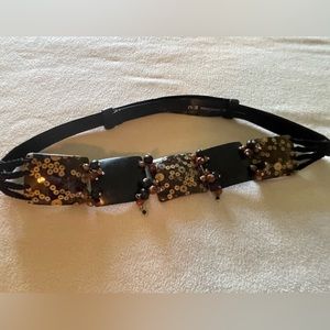 Vintage Chico’s leather and plastic belt